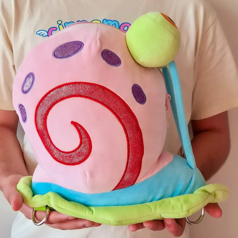 Dolls Kill x SpongeBob Snailing Around Plush Backpack Gary the Snail Bag
